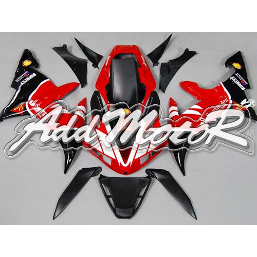 Fit 02 03 yzf r1 yzf-r1 yzfr1 2002 2003 injection mold fairing red black y1201