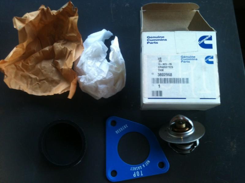 Genuine cummins thermostat part #3802968 nib