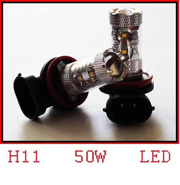 H11 50w bright  12v light led car x1 lamp