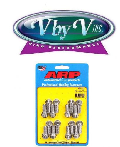 Arp 400-1202 bb chevy header bolts 12-pt head kit each