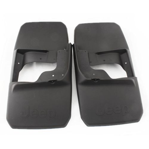 Front + rear mudguards mud flaps splash guards for jeep 2007-2015 wrangler jk