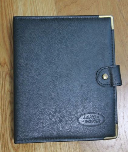 Range rover manual in leather binder - for 1995 range rover 4.0 se