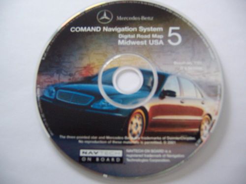 01 02 2003 mercedes benz c - class navigation cd disk 5 miswest usa