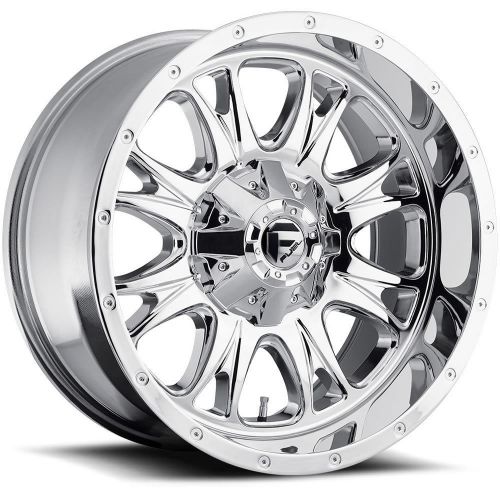 17x9 chrome fuel throttle 5x4.5 &amp; 5x5 +14 rims trail grappler lt265/70r17