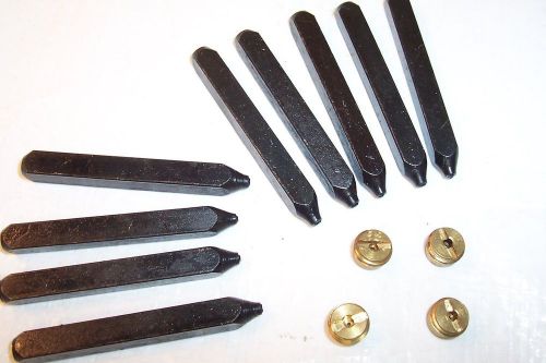 Steel stamping set hardened 1/16&#034; numbered - mark motorcycle automotive parts