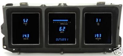 Dakota digital dash 78 79 ford bronco full 6 gauge cluster system vfd3-73f-pu