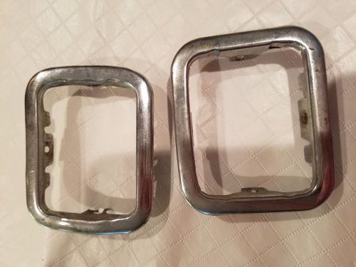 Vintage interior light cover frames