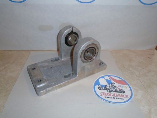 Vintage racing go kart rear engine aluminum swing motor mount 1&#034; axle cart part