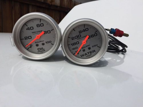 Autometer water temp/oil pressure gauge