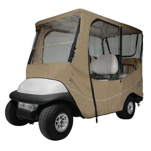 Travel golf car enclosure long roof, khaki - classic# 40-046-345801-00