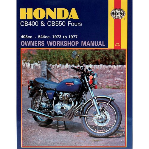 Haynes 262 repair service manual honda cb400/550 1973-1977