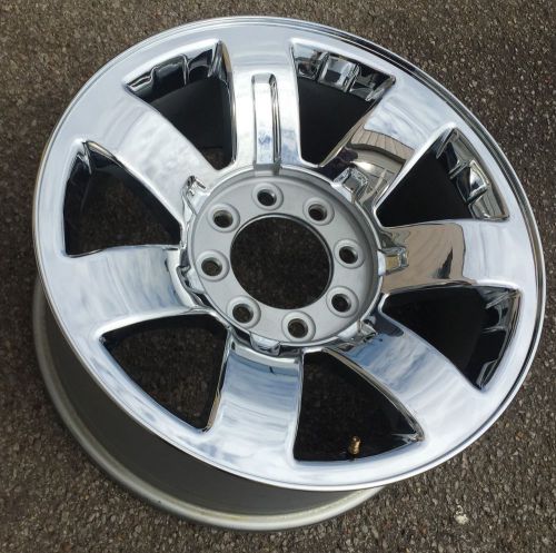 (1) 20&#034; 2008 2009 hummer h2 factory oem chrome wheel rim 6310 9595940