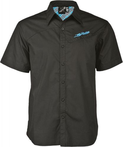 Fly racing 352-6040xs button shirt black xs