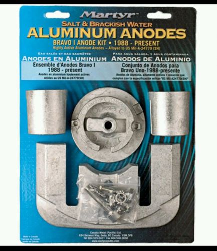Canada metal martyr aluminum anode kit mercruiser bravo 1 1988+ i/o cmbravo1kita