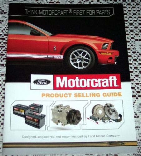 New 2008 ford gt500 motorcraft replacement parts dealer only literature brochure