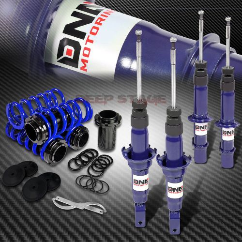 For 96-00 civic blue dna gas strut/shock suspension+adjustable coilover springs