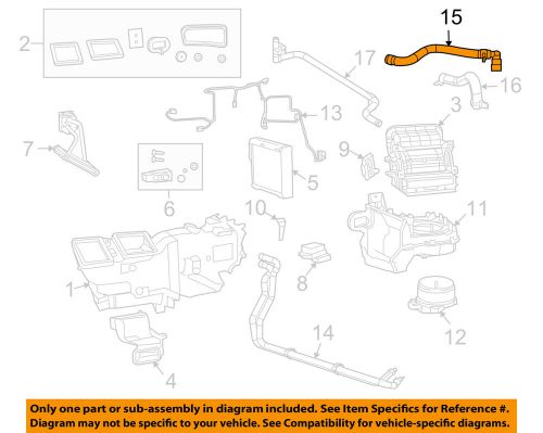 Chrysler oem-heater hose 55056966aa