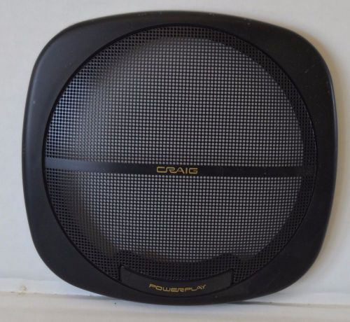 1 craig powerplay speaker grill cover mesh circular 6&#034;