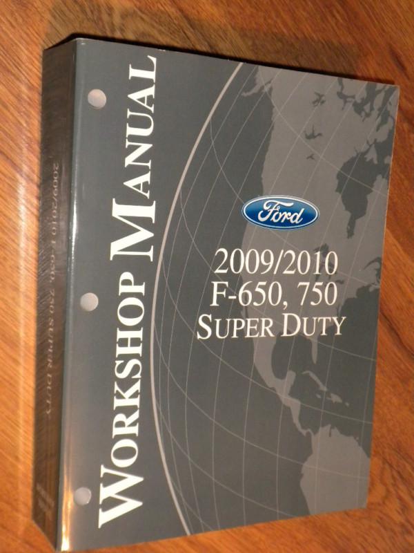 2009 ford f650 f750 super duty truck factory workshop repair manual cat diesel 