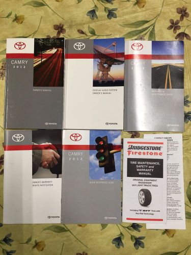 2012 toyota camry owners manual