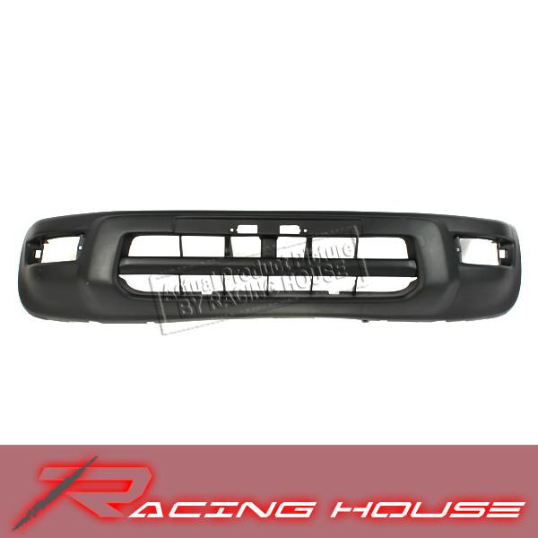 98-00 toyota rav4 raw matte dark gray plastic front bumper cover w/o flare hole