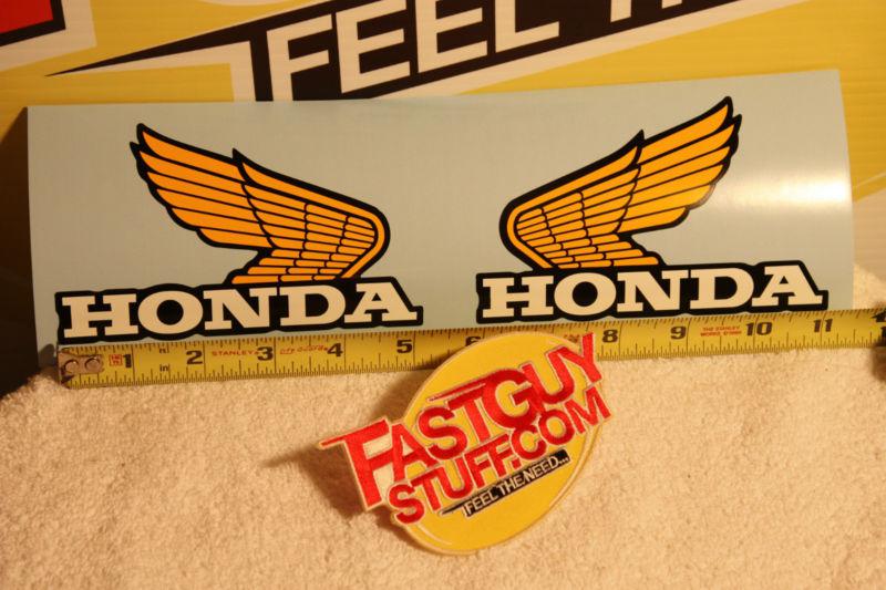 Honda fuel tank wings cr mt xl xlr mr tl xr sl decal stickers 125 250 vintage