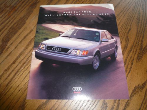 1996 audi a4 a6 cabriolet quattro sales brochure