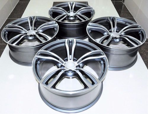 18&#034; new m6 style wheels rims fits bmw 5 6 7 seriese34 e39 e60 e61 f07 f01 5409 1