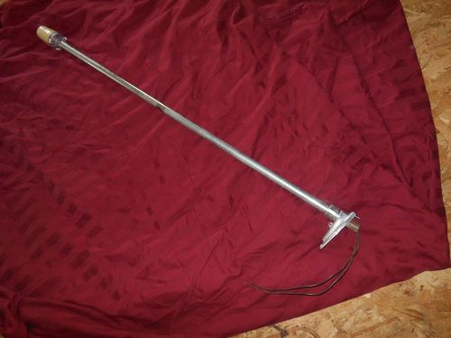 Vintage electric tall boat light flag pole chrome 43 in t w/ wiring