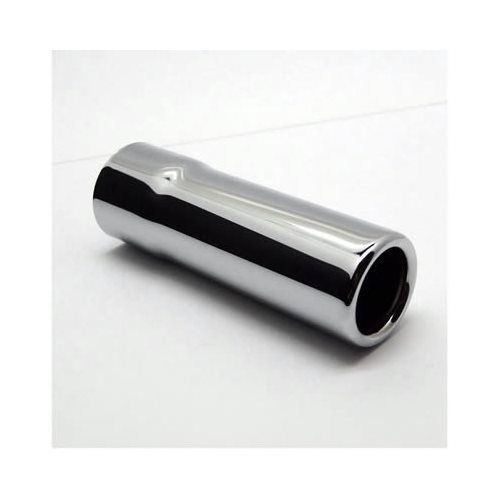 Jones exhaust chrome plated exhaust tip 2&#034; inlet weld-on 2 1/2&#034; outlet irpt200