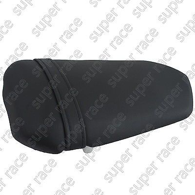 Hot black pu leather passenger rear seat pillon cover f yamaha 2004-2006 yzf r1