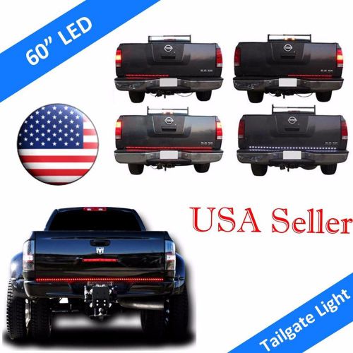 60&#034; inch 5-function running led tailgate light bar for pickup truck/suv/jeep