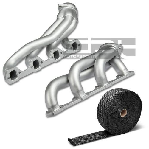 For 79-93 ford mustang 5.0 ohv stainless ceramic exhaust header+bolts+heat wrap