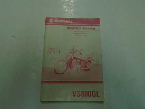 1999 suzuki vs800gl owners manual damaged worn factory oem book 99 deal ***