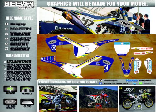 Husqvarna tc fc wr 250 450 2008-2016  20016 2015 2014 2013 graphics kit anderson