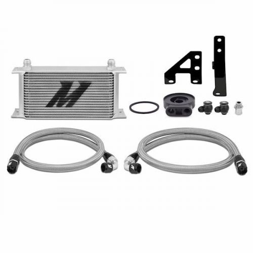 Mishimoto oil cooler kit for subaru wrx 2015+| silver | mmoc-wrx-15