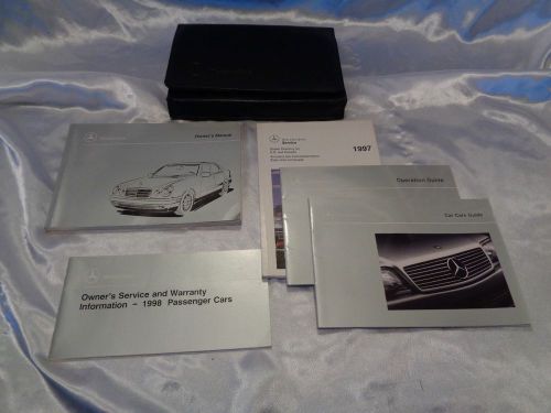 1998 e-class mercedes owners manual 300 320 430 supplement manuals 2105841081