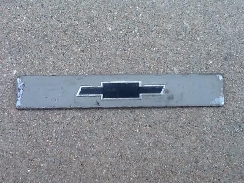 Chevrolet truck radio delete plate ,1954-55