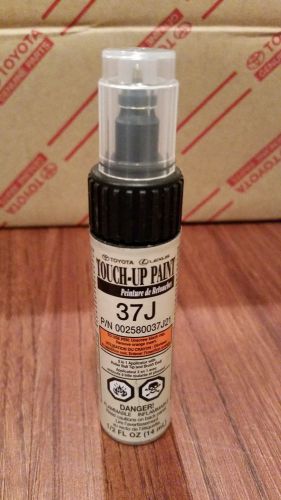 Genuine toyota touch up paint (2) 1/2 oz pen &amp; brush 37j whiteout (scion fr-s)