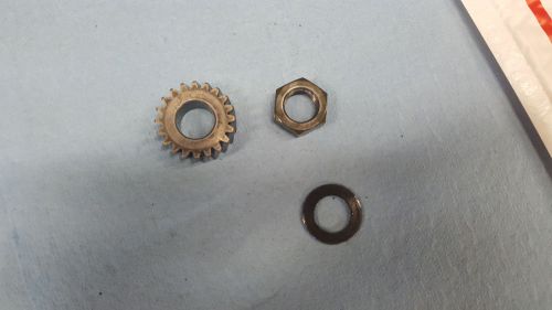 Banshee stock water pump drive gear with nut and washer