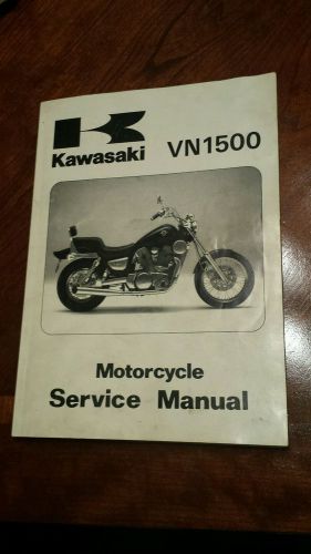 Kawasaki &#039;87-99 vn 1500 motorcycle ser. manual