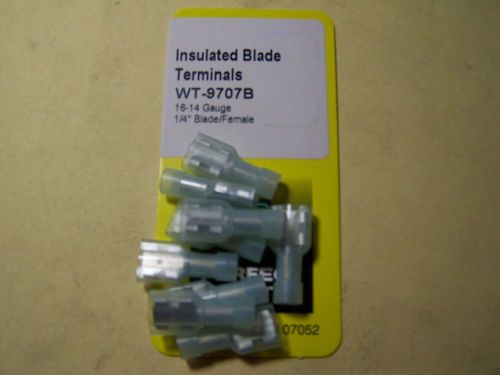 Electrical terminal - insulated blade terminals - 16-14 ga, 1/4&#034; blade, female