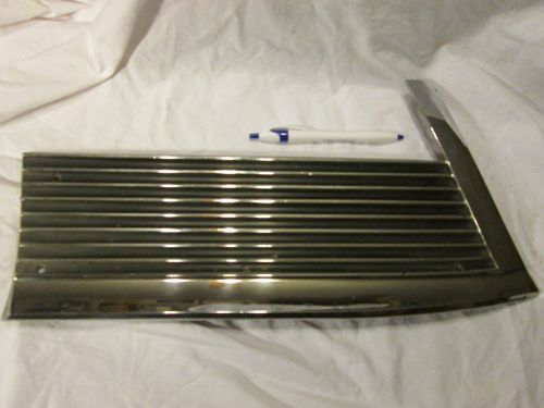 Gm pontiac 1966 bonneville left hand fender chrome molding nr