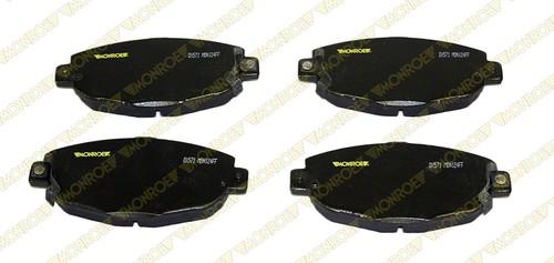 Monroe dx571 brake pad or shoe, front-monroe dynamics brake pad