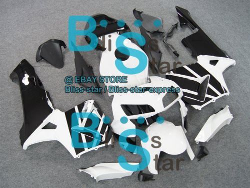 White glossy injection fairing bodywork kit honda cbr600rr 2005-2006 100 a4