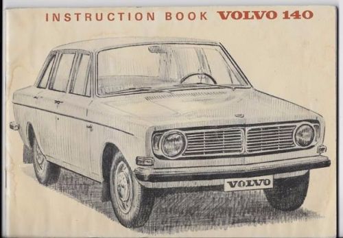 1969 volvo 140 owners manual original