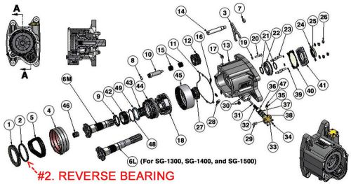 New reverse bearing for 2nd generation bert transmission,sg,tranny,sg-1031