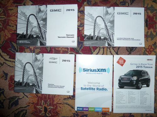 2015 gmc terrain owner&#039;s manuals