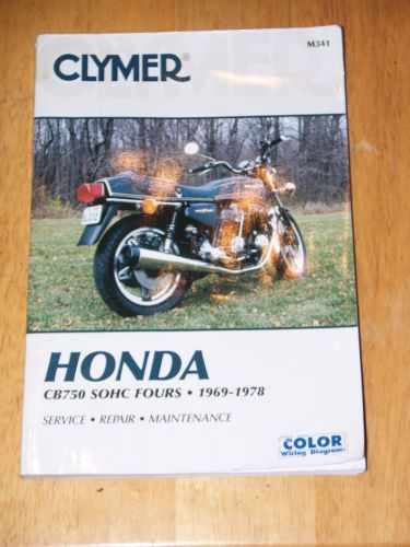 Honda cb750 sohc 1969 - 1978 service manual m341 clymer cb 750