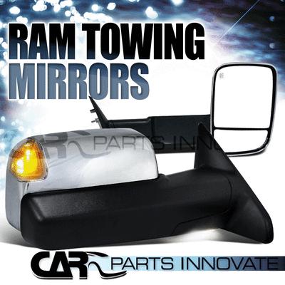 2012-2014 dodge ram 2500 3500 towing side view power mirrors led+heat